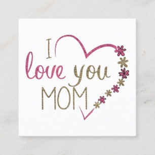 Carte D'appel Amour Maman Mères Jour Coeur