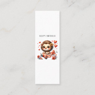 Carte D'appel Anniversaire Lion Pilote