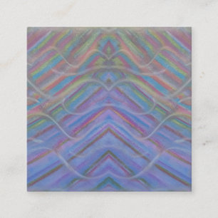 Carte D'appel Art abstrait coloré unique P40M