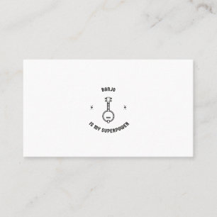 Carte D'appel Banjo est ma superpuissance