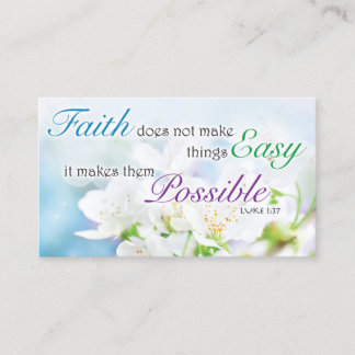 Carte D'appel Bible Verse, Religious Motivational Faith Card