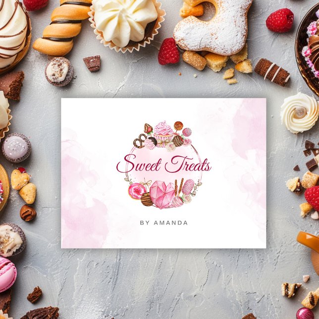 Carte D'appel Boulangerie de friandises (Créateur téléchargé)