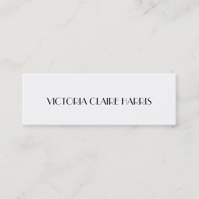 Carte D'appel Classe chic parisienne d'insertion d'obtention du (Devant)