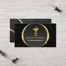 Classy Pharmacist Gold Bowl of Hygenia Symbole