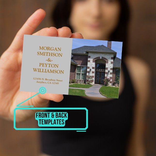 Carte d'appel Couple avec photo (A personal calling card is a great and quick way to share your details.)