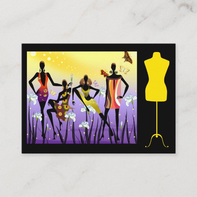 Carte D'appel Couture/Seamstress/Mode - SRF (Devant)