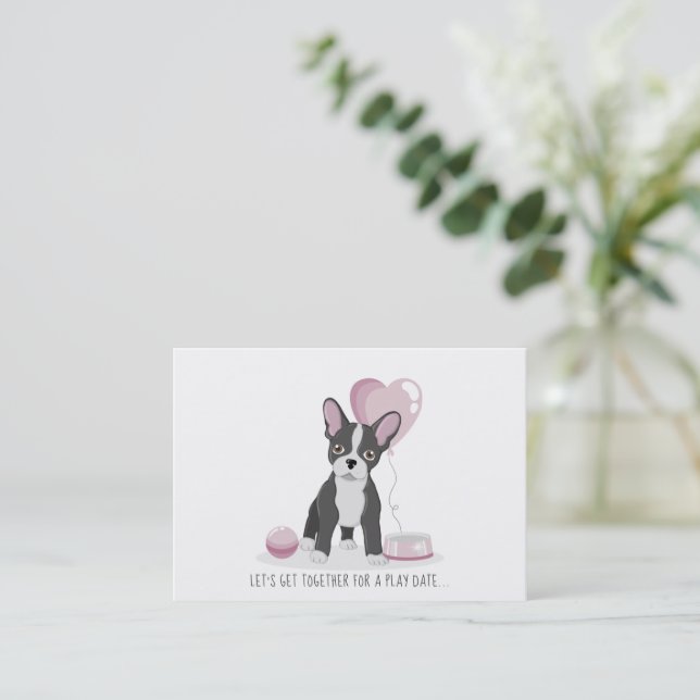 Carte d'appel de date d'anniversaire de l'associat (Debout devant)