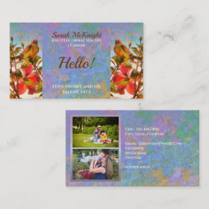 Carte d'appel du chanteur de piscine 2338