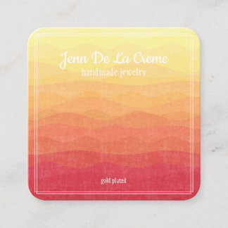 Carte D'appel Écran de bijoux en blanc Desert Sky