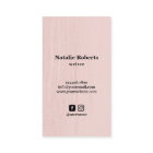 Écrivain Vintage Machine à écrire Élégant rose pâl