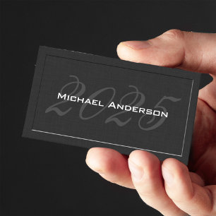 Carte D'appel Élégant Classic Senior Class Graduation Name Card