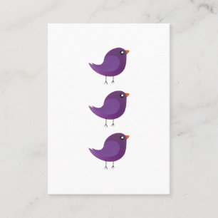 Carte D'appel Enfants mignonette birdy