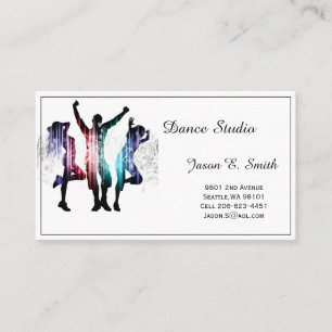Carte D'appel Exemple de carte-danse classique