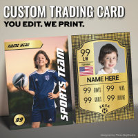 Football Statistiques Shield Card Soccer Card Trad