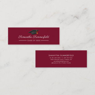 Carte D'appel Graduation 2025 Nom Script Bourgogne