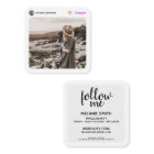 Instagram médias sociaux photo moderne blanc minim