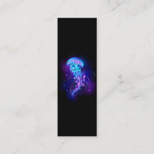 Carte D'appel Jellyfish éclatante couleur