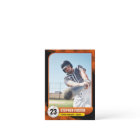 Joueur de baseball Black Orange