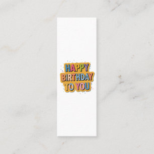 Carte D'appel Joyeux Anniversaire Motif