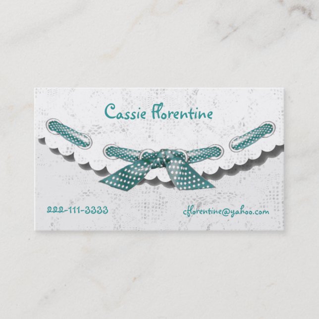 Carte D'appel La télécarte de dentelle de la fille (Devant)