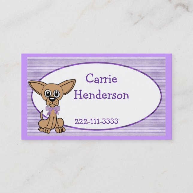 Carte D'appel La télécarte des enfants mignons de chien (Devant)