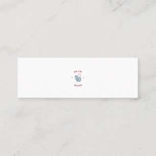 Carte D'appel Le phoque est ma valentine