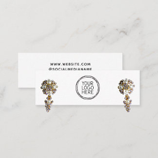 Carte D'appel Logo Médias sociaux Boucles d'oreilles Display Car