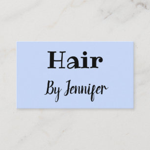 Carte D'appel logo personnalisé simple et minimaliste coiffeuse 