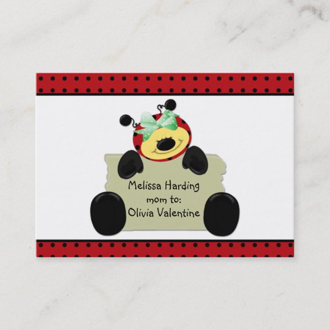 Carte D'appel Madame Bug de télécarte de maman (Devant)