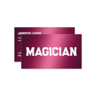 Carte D'appel Magicien