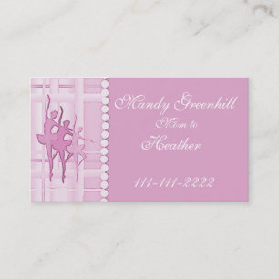 Carte d'appel mammy Ballerina