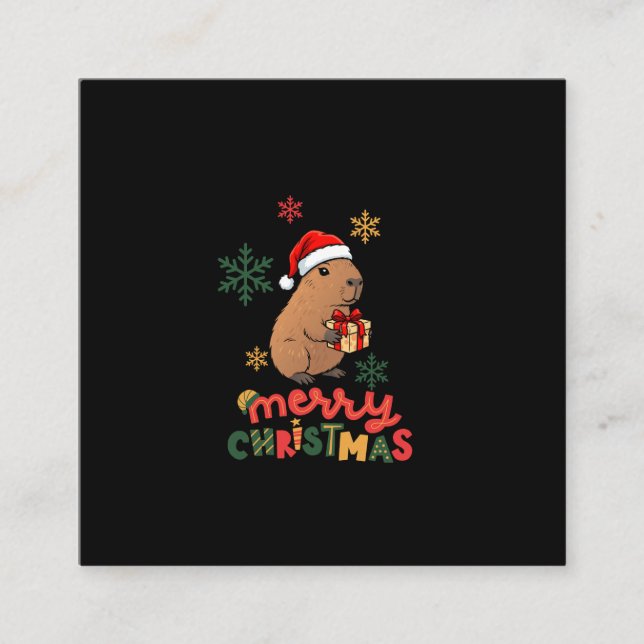 CARTE D'APPEL MERRY CHRISTMAS (Devant)