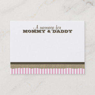 Carte D'appel Message de Baby shower de bateau à voile et de ray