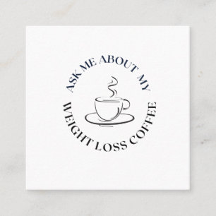 Carte D'appel m'interroger sur mon café perdu en poids