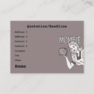 Carte D'appel Mombie Retro Zombie