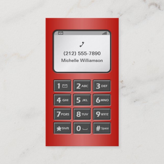 Carte D'appel Mon autre téléphone - télécartes personnelles (Devant)