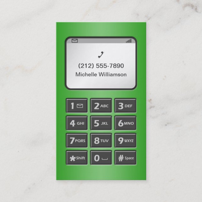 Carte D'appel Mon autre téléphone - télécartes personnelles (Devant)