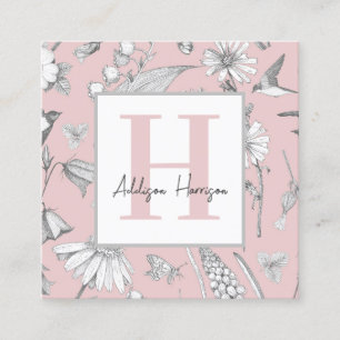 Carte d'appel Monogramme, Cartes de fermeture Mono
