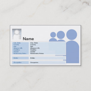 Carte D'appel Myspace - affaires