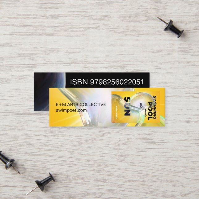 Carte D'appel Nager ISBN  (Devant/Arrière en situation)