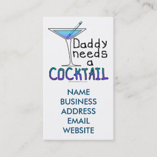 Carte D'appel PAPA a besoin d'un cocktail