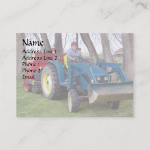 Carte D'appel Papa de tracteur