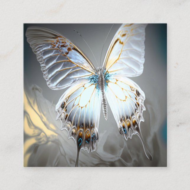 Carte D'appel Papillon magique (Devant)