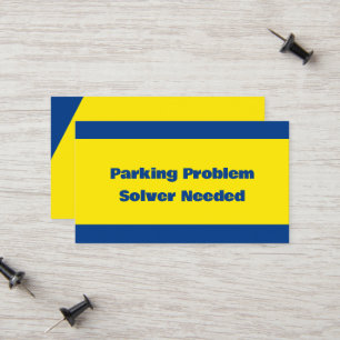 Carte D'appel Parking Sarcastique