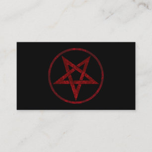 Carte D'appel Pentagram Red Devil