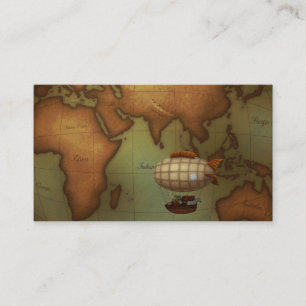 Carte d'appel personnalisée Carte de l'hémisphère 