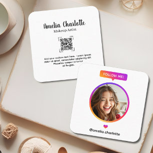 Carte D'appel Photo de profil moderne Réseautage sur les médias