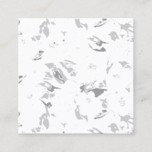 Carte D'appel photo en noir et blanc d'un arrière - plan blanc