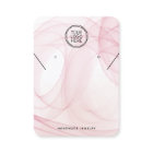 Pink Watercolor Collier Boucles d'oreilles Display