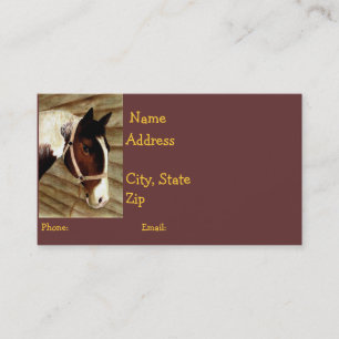 Carte d'appel pour cavaliers
